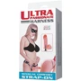 Страпон Ultra Passionate Harness Strap-On Fresh: Довжина, см 17.5