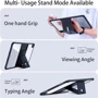 Аксессуар для iPad Xundd TPU+PC Stand Black for iPad Pro 11 (2020-2022): Особенности Приятен на ощупь, трансформируется в подставку, Удобно держать в руке, Стильный дизайн, Надежная защита от царапин и загрязнений