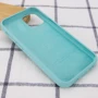 Чехол для iPhone Mobile Case Silicone Case Full Protective Marine Green for iPhone 14 Plus: Цвет бирюзовый