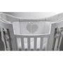 Ліжечко дитяче Baby Italia Eva White /Grey 132х69 см біло-сіре (EVA WHITE/GREY): Стінка, що опускається є