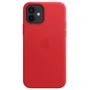 Чехол для iPhone Apple Leather Case with MagSafe (PRODUCT) Red (MHKD3) for iPhone 12/iPhone 12 Pro: Цвет красный