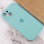 Чохол для iPhone Mobile Case Silicone Case Full Camera Protective Marine Green для iPhone 15 Plus: Матеріали Силикон