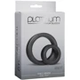 Набір ерекційних кілець Doc Johnson Platinum Silicone - The C-Rings - Charcoal: Виробник Doc Johnson