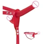 Подвійний страпон Fetish Tentation Strap-On with Double Dildo Red