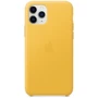 Чехол для iPhone Apple Leather Case Meyer Lemon (MWYA2) for iPhone 11 Pro: Цвет желтый