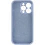 Чохол для iPhone Mobile Case Silicone Case Full Camera Protective Lilac Blue для iPhone 15 Pro Max: Матеріали Силикон