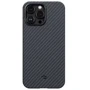 Чохол для iPhone Pitaka MagEZ Case 3 Twill 1500D Black/Grey (KI1401P) для iPhone 14 Pro