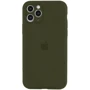 Чехол для iPhone Mobile Case Silicone Case Full Camera Protective Green/Dark Olive for iPhone 14 Pro Max