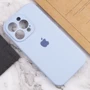 Чохол для iPhone Mobile Case Silicone Case Full Camera Protective Lilac Blue для iPhone 15 Pro Max: Тип чохла накладка на заднюю часть