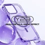 Чехол для iPhone ArmorStandart Y23 MagSafe Transparent Purple for iPhone 15 (ARM68567): Цвет фиолетовый