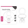 Ерекційне віброкільце LoveToy Power Clit Cockring, White: Виробник LOVETOY