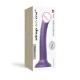 Насадка для страпона Strap-On-Me Mono Density Dildo Violet M: Довжина, см 18