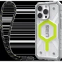 Чохол для iPhone Urban Armor Gear UAG with Trap Pathfinder Clear Magsafe Active Neon Lanyard (1144641BV01) for iPhone 16 Pro: Колір серый