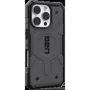 Чехол для iPhone Urban Armor Gear UAG Pathfinder Magsafe Silver (114468113333) for iPhone 16 Pro: Материалы поликарбонат и полиуретан