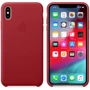 Чохол для iPhone Apple Leather Case (PRODUCT) Red (MRWQ2) for iPhone Xs Max: Тип чохла накладка на задню частину