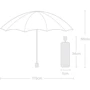 Зонт Xiaomi RunMi Super Portable Automatic Umbrella Black черный (6941413204217): Механизм Механический