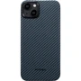 Чохол для iPhone Pitaka MagEZ Case 4 Twill 1500D Black/Blue (KI1508) для iPhone 15