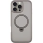 Чехол для iPhone Mobile Case Metal Buttons with MagSafe HQ Ring Grey for iPhone 16 Pro