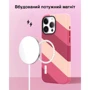 Чохол для iPhone VOKAMO Case with MagSafe Pink для iPhone 15 Plus (NVK010814): Матеріали искусственная кожа