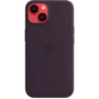 Чехол для iPhone Apple Silicone Case with MagSafe Elderberry (MPT03) for iPhone 14: Материалы Силикон