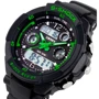 Наручные часы Skmei S-Shock Green 0931: Водонепроницаемость 10 ATM