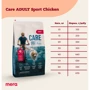 Сухий корм Mera Care Adult Sport Chicken для активних собак зі свіжим м'ясом курки 10 кг (150) (062945): Тип Сухой корм