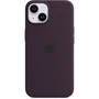 Чехол для iPhone Apple Silicone Case with MagSafe Elderberry (MPT03) for iPhone 14: Цвет бордовый