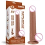 Фалоімітатор LoveToy Sliding-Skin Dual Layer Dong 9" Brown: Призначення Вагинальные