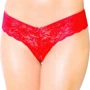 Жіночі трусики SoftLine - Thongs 2440, S/M (red): Застосування На попу