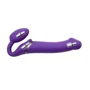 Безремневой страпон з вібрацією Strap-On-Me Vibrating Violet XL: Наявність вібрації є