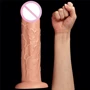 Реалістичний вібратор LoveToy Realistic Long Vibrating Dildo Flesh 11'': Тип і форма В виде члена