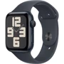 Apple Watch SE 2 2024 44mm GPS Midnight Aluminum Case with Midnight Sport Band - M/L (MXEK3QH/A)