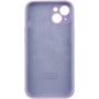 Чохол для iPhone Mobile Case Silicone Case Full Camera Protective Lilac для iPhone 15 Plus: Матеріали Силикон