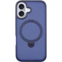 Чехол для iPhone Mobile Case Metal Buttons with MagSafe HQ Ring Dark Blue for iPhone 16