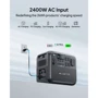 Зарядная станция Bluetti AC200L 2048Wh 2400W: Выходы потребителей 220V, USB-A, USB-C, Автоприкуриватель