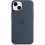 Чохол для iPhone Apple Silicone Case з MagSafe Storm Blue (MPRV3) для iPhone 14: Матеріали Силикон