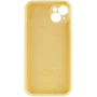 Чехол для iPhone Mobile Case Silicone Case Full Camera Protective Mellow Yellow for iPhone 15: Материалы Силикон