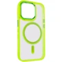 Чехол для iPhone Epik TPU Iris with MagSafe Yellow for iPhone 14: Цвет желтый