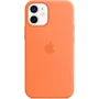 Чехол для iPhone Apple Silicone Case with MagSafe Kumquat (MHKN3) for iPhone 12 mini: Материалы силикон