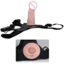 Страпон LYBAILE Ultra Passionate Harness Vibrating Flesh, 15 см: Наявність вібрації Есть