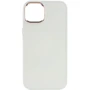 Чехол для iPhone TPU Case Bonbon Metal Style White for iPhone 13 Pro: Цвет белый