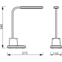 Лампа настольная аккумуляторна Philips LED Reading Desk lamp Bucket белый: Тип Настольные лампы