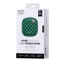 Внешний аккумулятор WK Wekome Herze Power Bank 10000mAh and Hand Warmer Green (WP-111): Количество USB 1