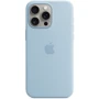 Чохол для iPhone Apple Silicone Case з MagSafe Light Blue (MWNR3) для iPhone 15 Pro Max