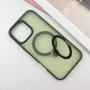 Чехол для iPhone Mobile Case Metal Buttons with MagSafe HQ Ring Green for iPhone 16 Pro: Тип аксессуара чехол