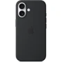 Чохол для iPhone Apple iPhone 16 Silicone Case with MagSafe - Black (MYY13ZM/A): Матеріали Силикон