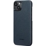 Чохол для iPhone Pitaka MagEZ Case 4 Twill 1500D Black/Blue (KI1508) для iPhone 15: Колір синий