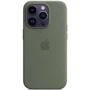 Чохол для iPhone TPU Silicone case з Magsafe Olive для iPhone 14 Pro