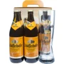 Подарочный набор пиво Schofferhofer Hefeweizen светлое нефильтрованное 5% 5х0.5 л + бокал 0.5 л (4053400942520): Вид напитка Пшеничное