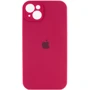 Чохол для iPhone Mobile Case Silicone Case Full Camera Protective Rose Red для iPhone 15